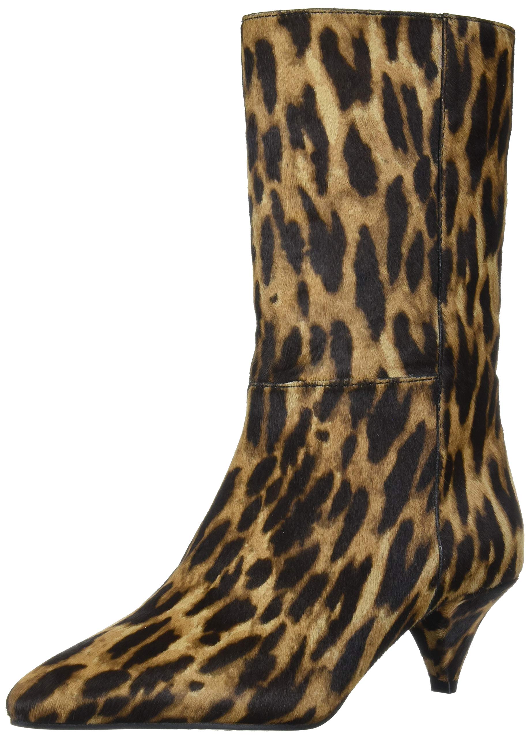 Vince Camuto Rastel Leopard Print Kitten Heel Fashion Pointed Toe Boot (Leopard, 6)